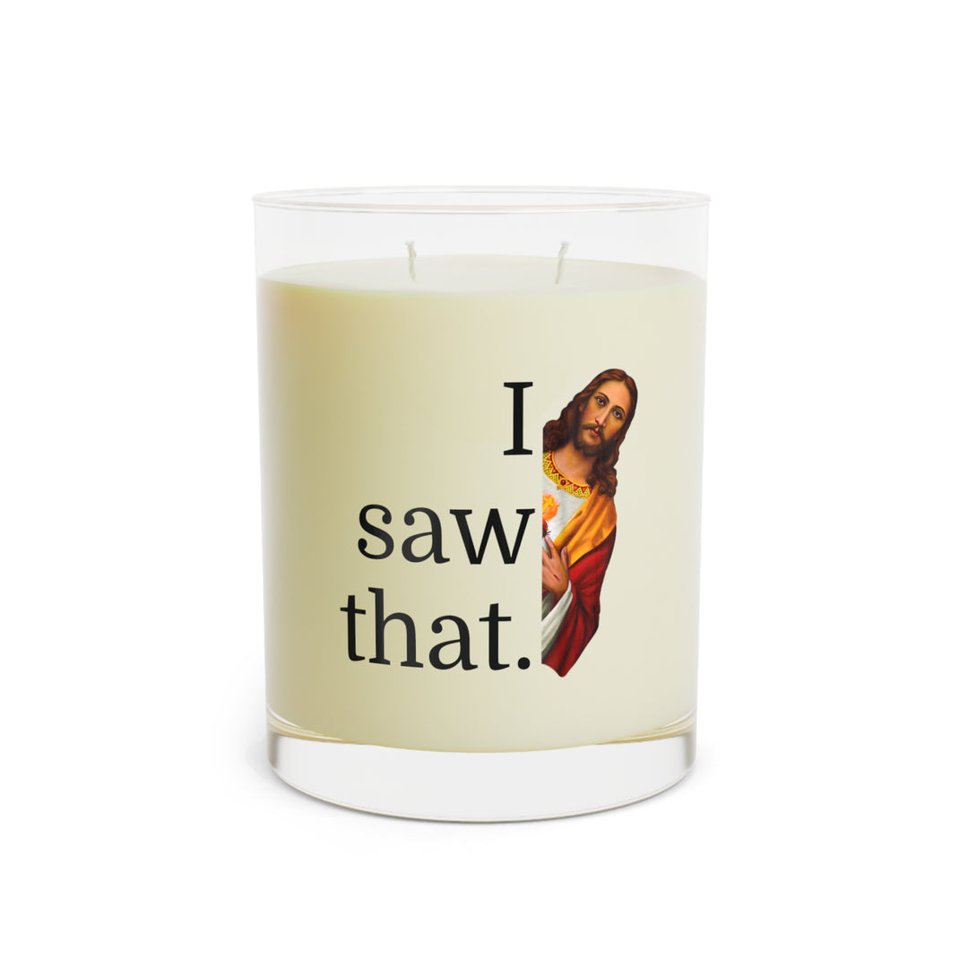 Jesus "I saw that." Funny Scented Candle Gifts