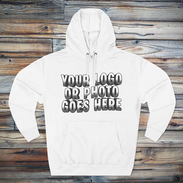 Custom Logo Sweatshirt | Personalized Business Logo Hoodie with Front & Back Printing