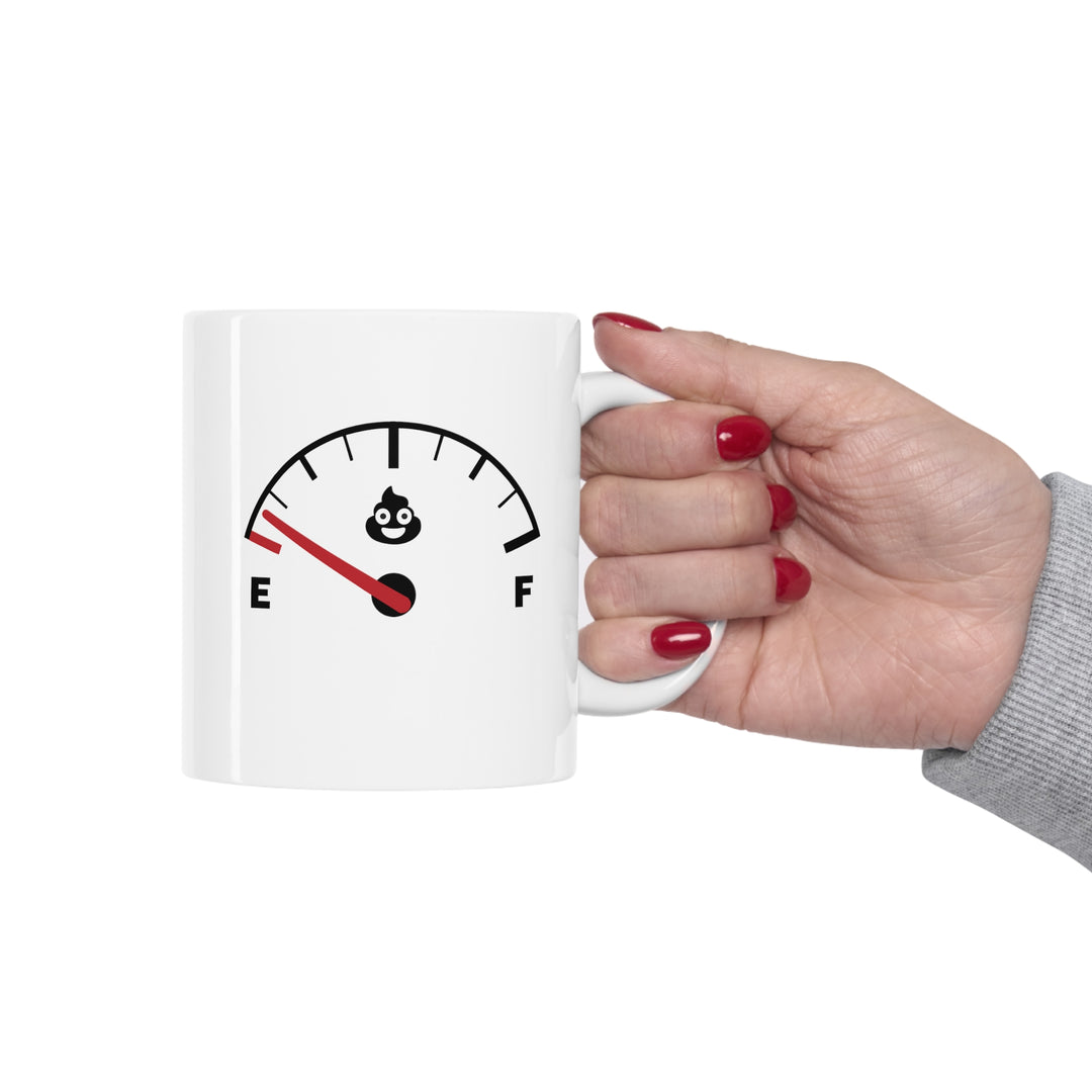 Personalized Don't Give a Shit Meter Mug - Ceramic 11oz Give a Shit Meter