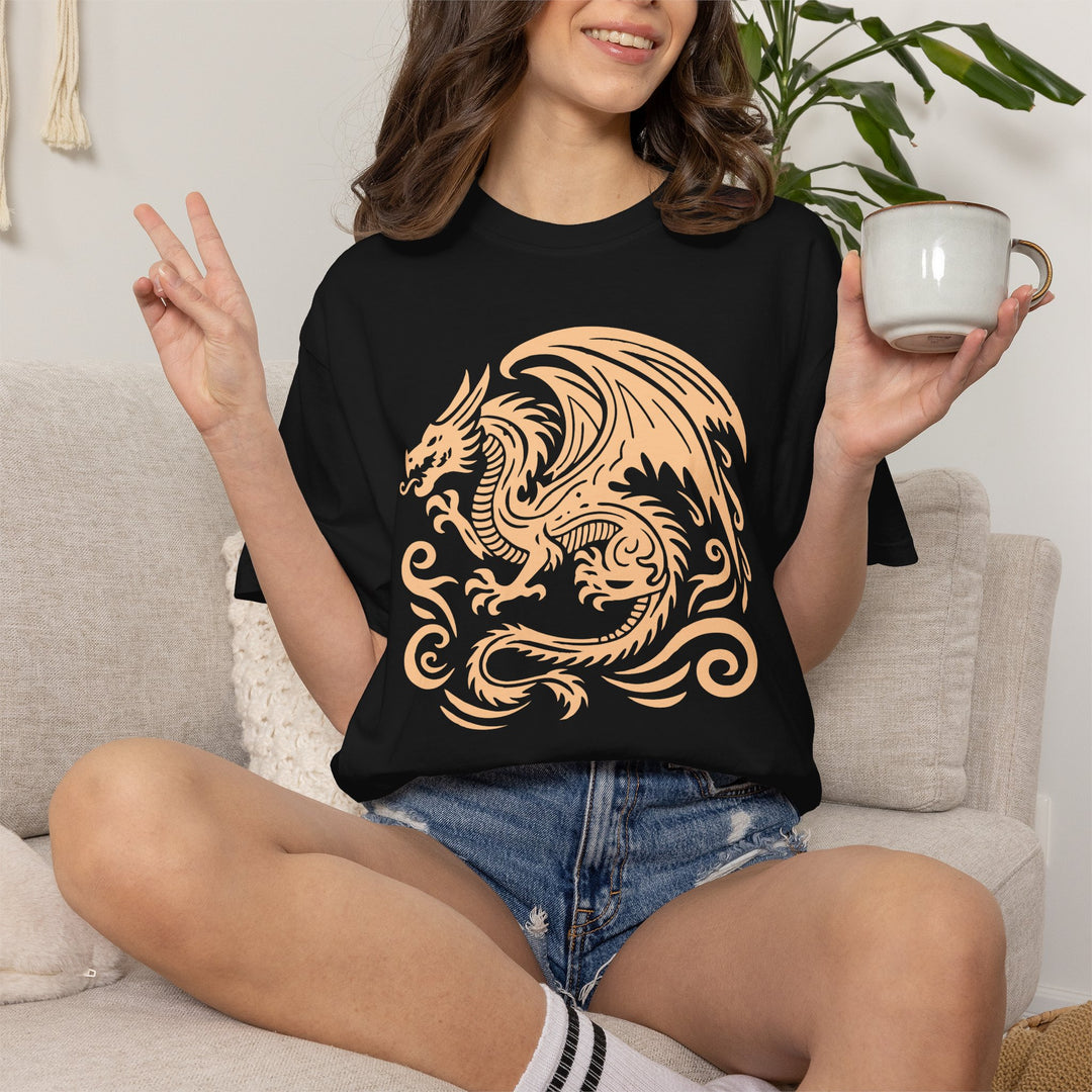 Mystical Dragon T-Shirt | Fantasy Dragon Graphic Comfort Colors® Tee