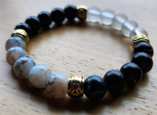 Handmade Natural Gemstone Beads Bracelet