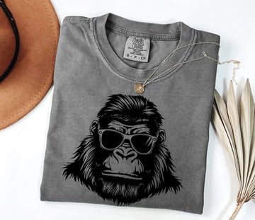 Cool Bigfoot with Sunglasses T-Shirt | Funny Sasquatch Graphic Tee