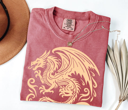 Mystical Dragon T-Shirt | Fantasy Dragon Graphic Comfort Colors® Tee