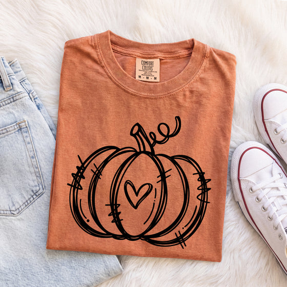 Fall Shirts for Women | Halloween Pumpkin Graphic Tee | Cute Autumn Thanksgiving T-Shirt