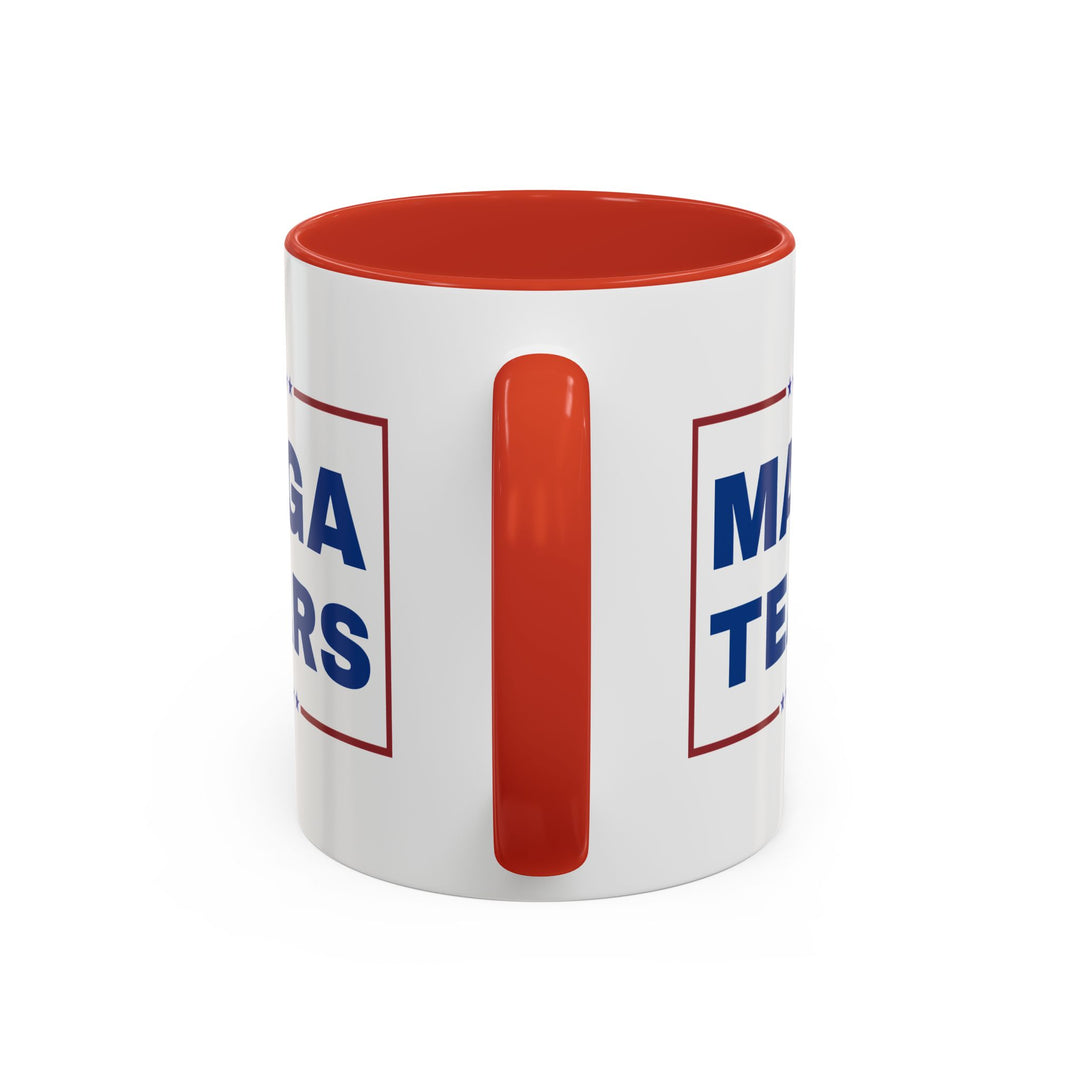 MAGA Tears Coffee Mug, Blue Wave Celebration Ceramic Mug