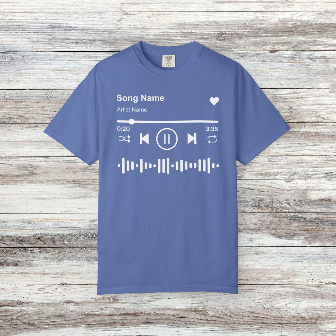Custom Song Name Comfort Colors® Shirt | Personalized Favorite Song Tee