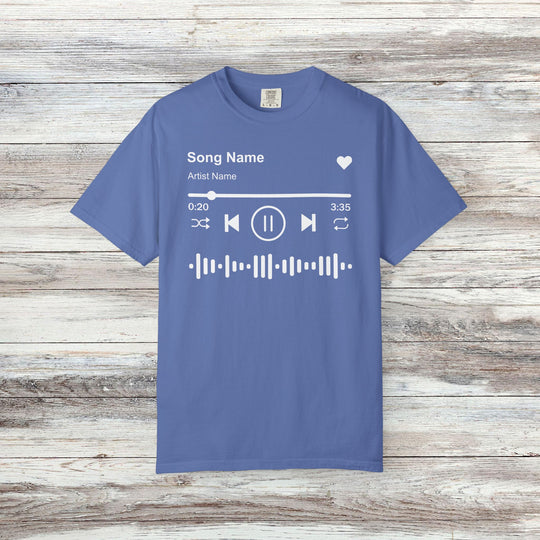 Custom Song Name Comfort Colors® Shirt | Personalized Favorite Song Tee