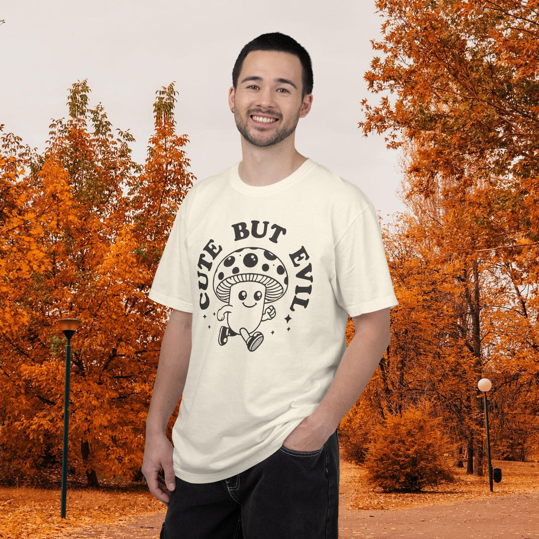 Cute But Evil Mushroom T-Shirt | Funny Spooky Halloween Season Shirt