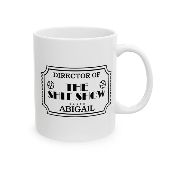 Director of the Shit Show Movie Ticket (White)