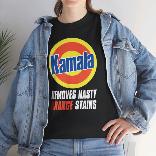 Vote for Kamala Orange Stain Remover Tee - 2024 Campaign T-Shirt - Support Kamala Harris