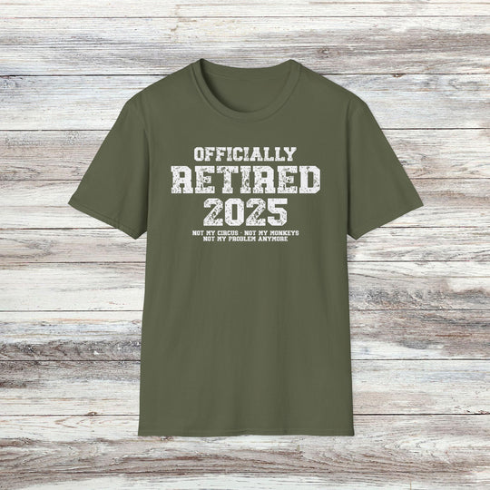 Officially Retired 2025 Graphic Tee