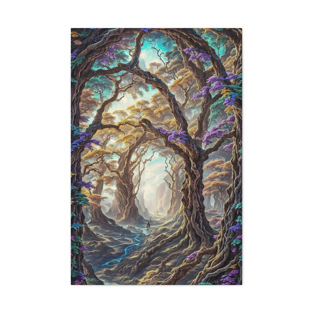 Abstract Oil Painting Tree of Life