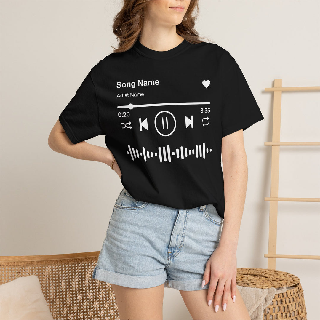 Custom Song Name Comfort Colors® Shirt | Personalized Favorite Song Tee