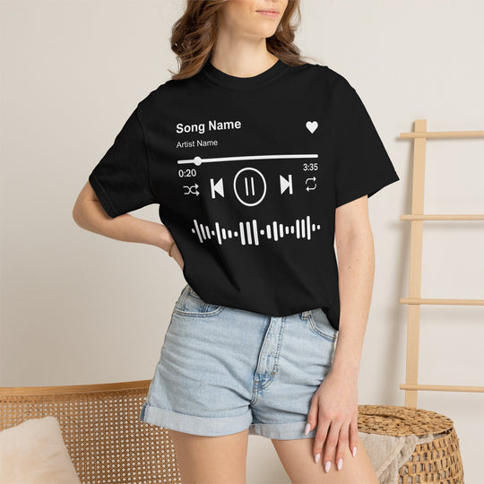 Custom Song Name Comfort Colors® Shirt | Personalized Favorite Song Tee