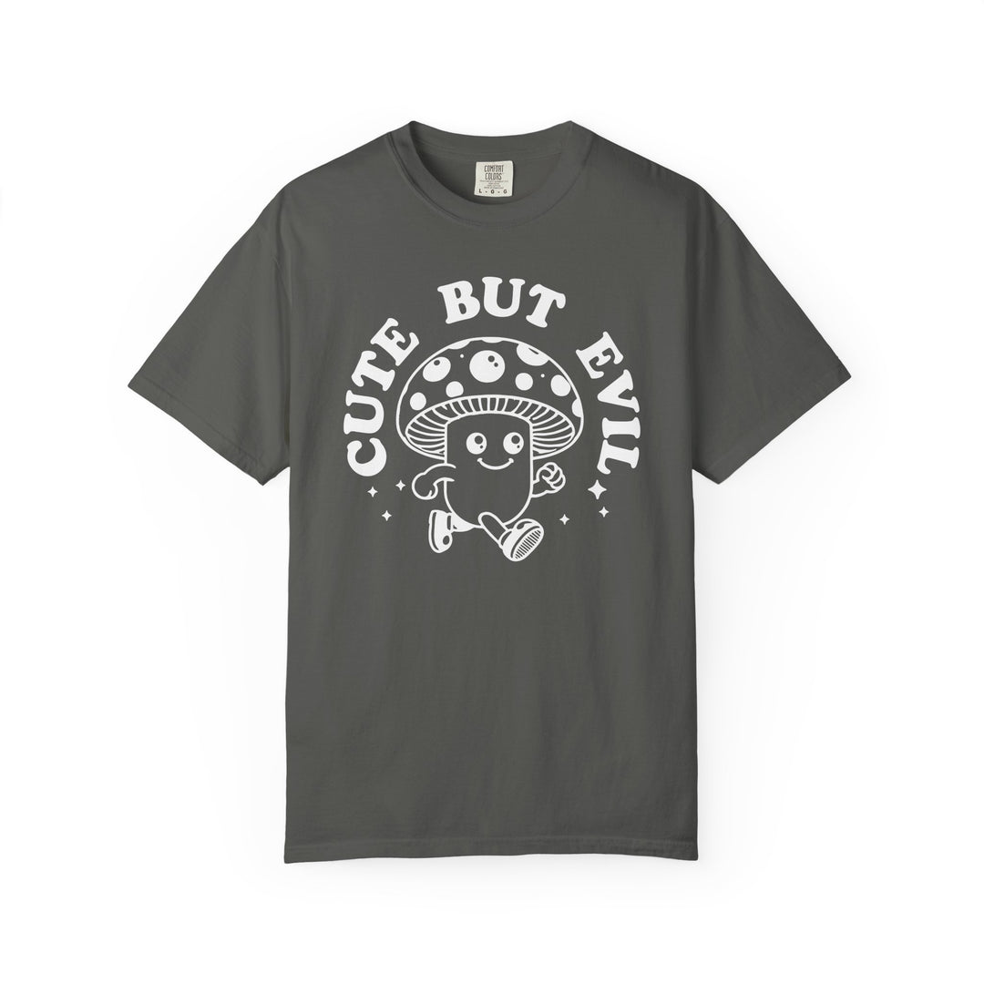 Cute But Evil Mushroom T-Shirt | Funny Spooky Halloween Season Shirt