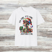 Everything's Fine Christmas Tee - Funny Holiday T-Shirt