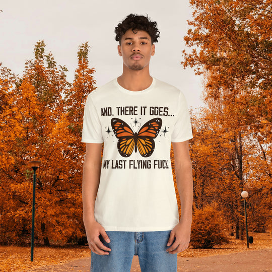 Vintage Retro T-Shirt - My Last Flying Fuck T-Shirt - Butterfly