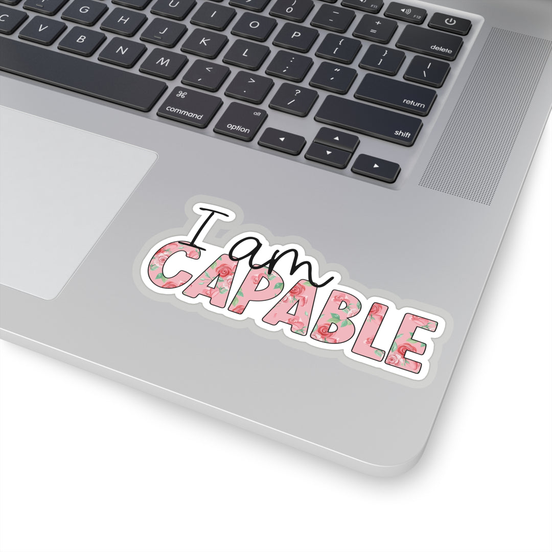 Motivational Stickers - I am capable. Pack of 10