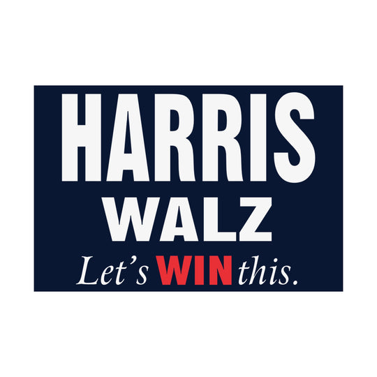 Harris Walz 2024 Campaign Poster - Matte Horizontal Election Print