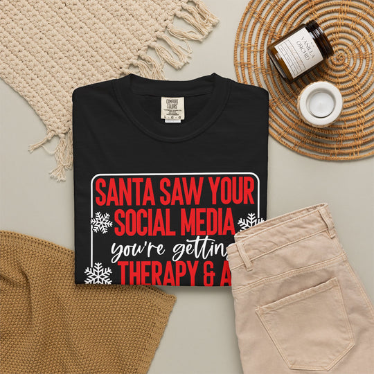 Santa Saw Your Social Media - You&