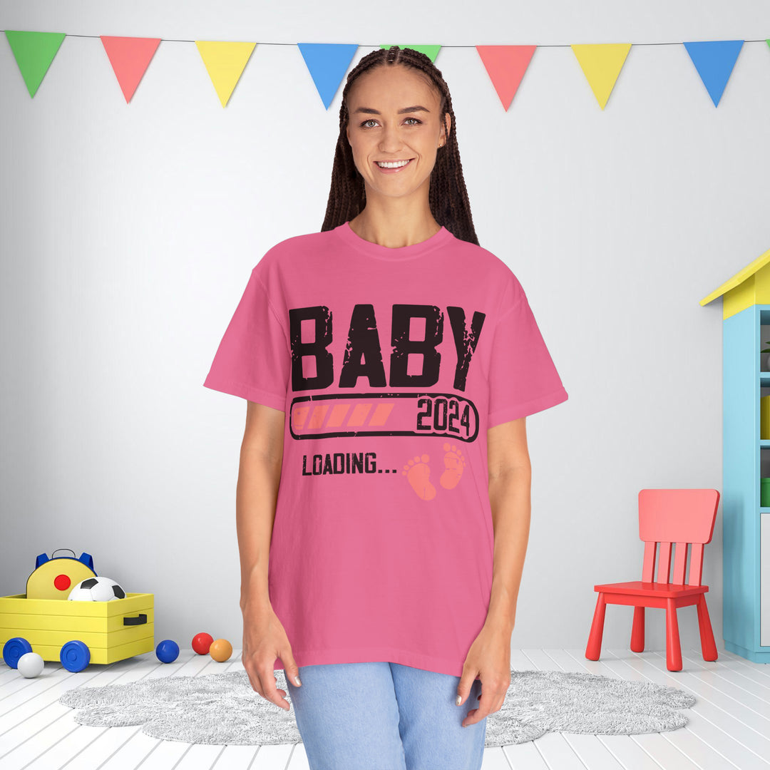 Baby Loading 2024, Retro Style T-Shirt