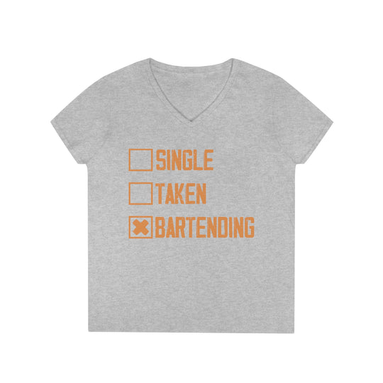 Bartender Shirt - "Single. Taken. Bartending." Tee Shirt