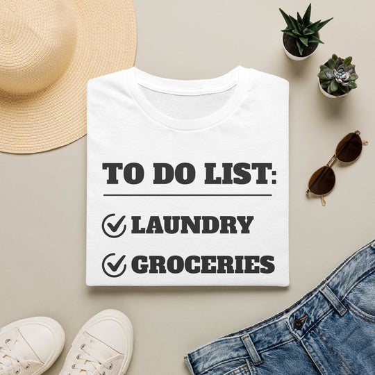 To Do List: Your Mom T-Shirt | Funny Text Tee