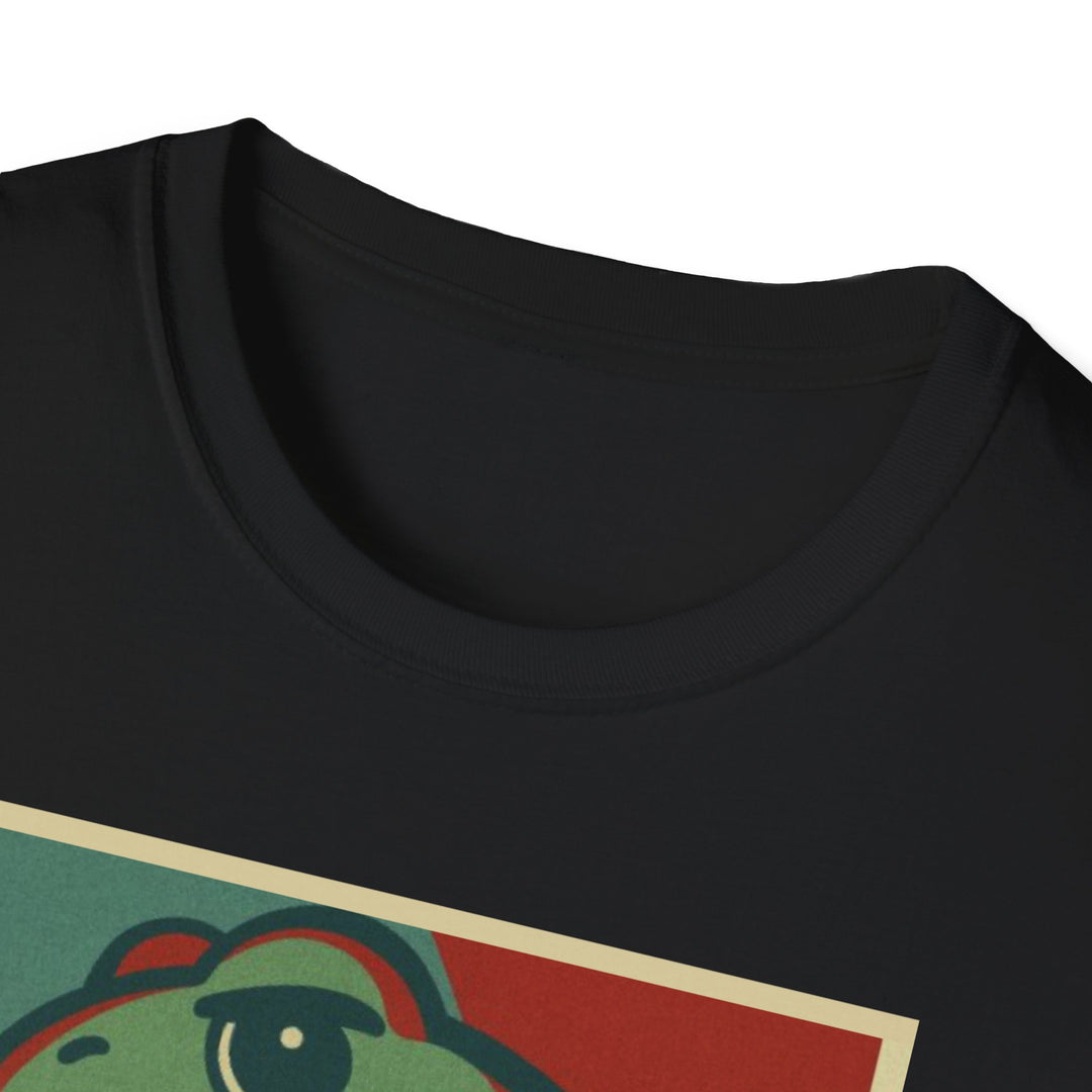 Frog Saves America Unisex Tee, Anti-ICE Softstyle T-Shirt