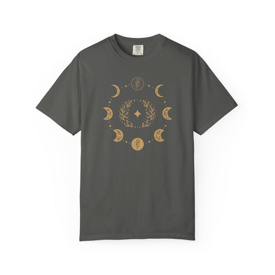 Boho Moon Phases T-Shirt | Celestial Lunar Graphic Tee | Mystic Bohemian Shirt