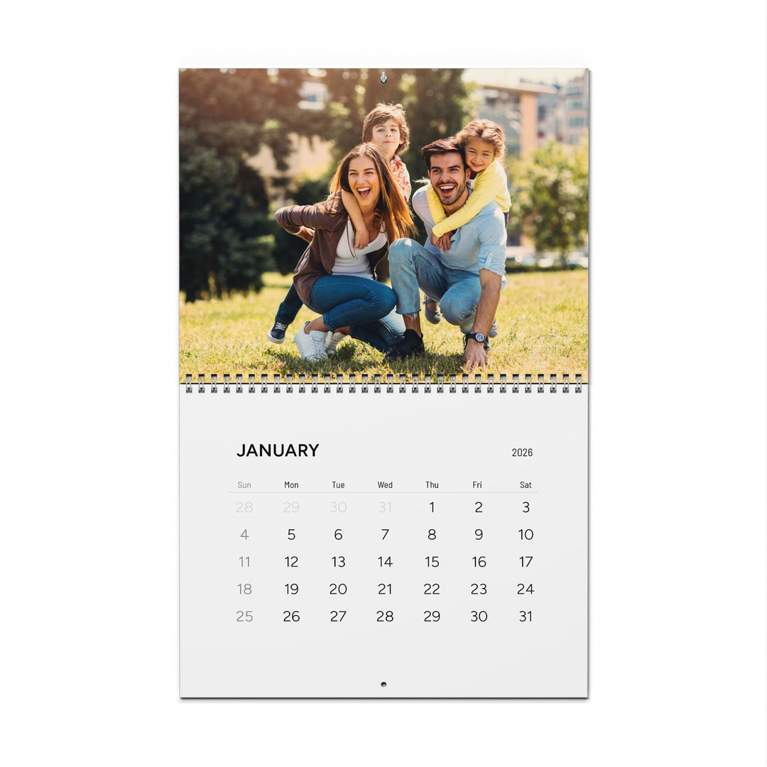 Personalized Photo Wall Calendar 2026 | Family Photo Calendar