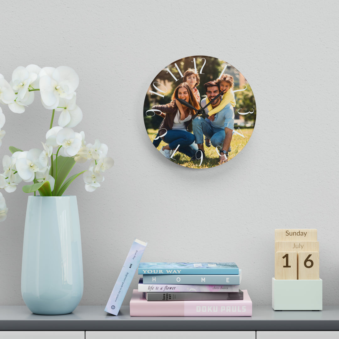 Photo Wall Clock - Personalized Wall Clock
