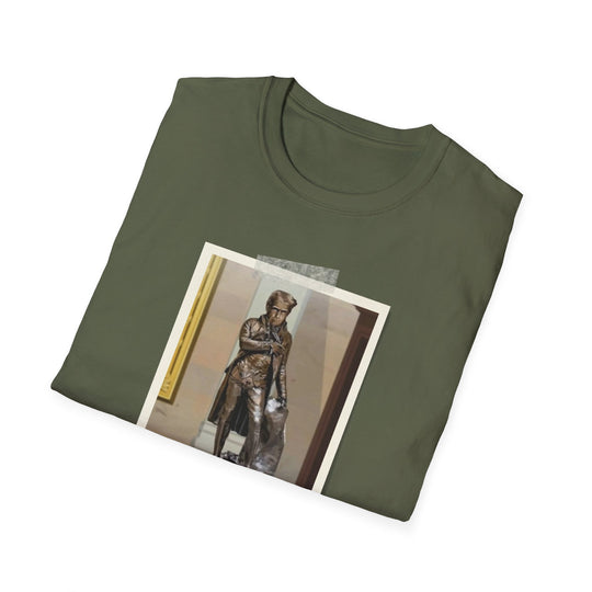 Funny Relax Guy Trump Statue Unisex Softstyle T-Shirt