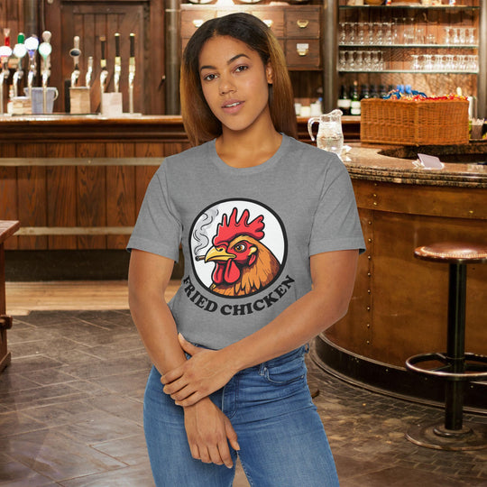 Fried Chicken T-Shirt | Funny Retro Logo Tee