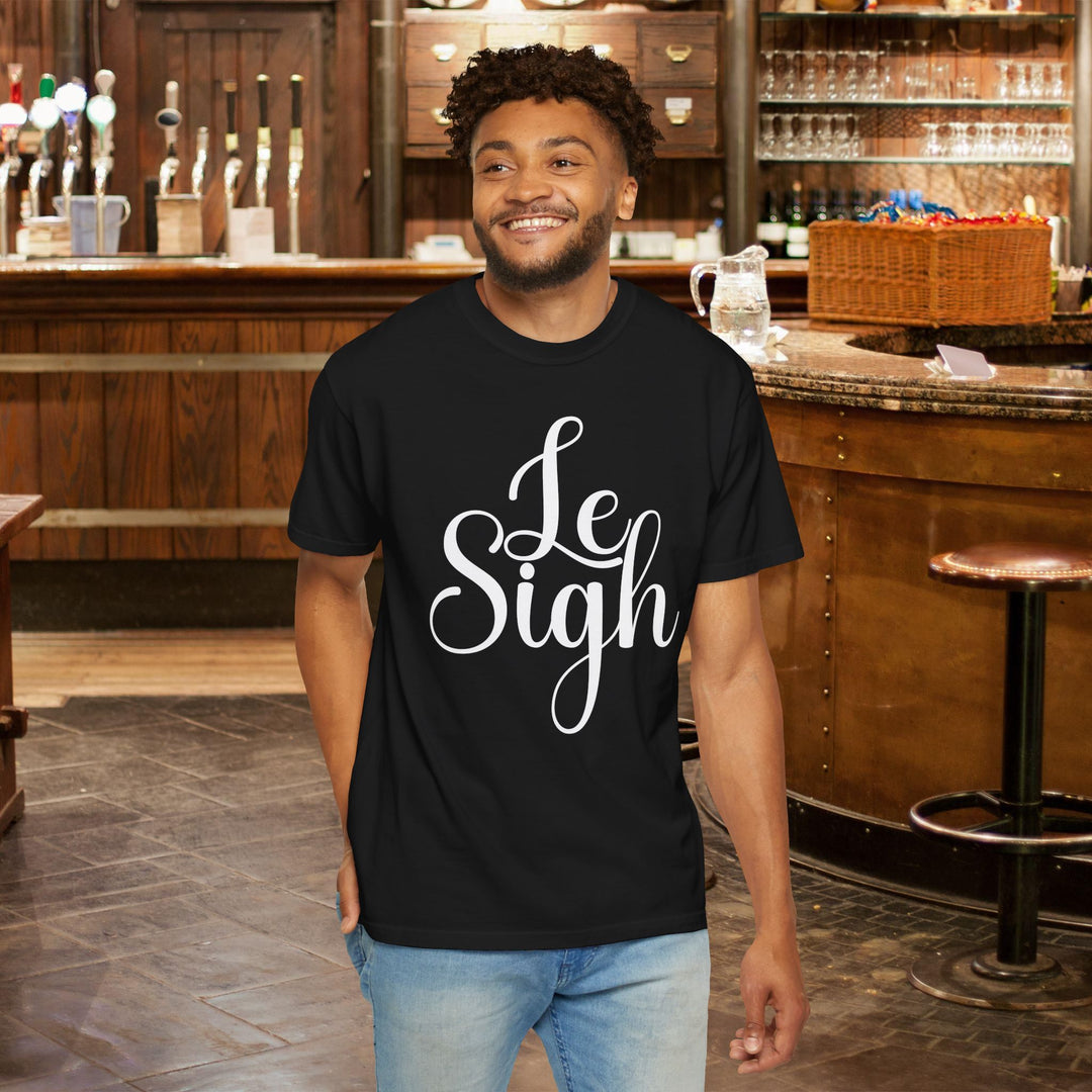 Le Sigh Relaxed Comfort Colors® T-Shirt | Premium Soft Cotton Tee with Script Lettering