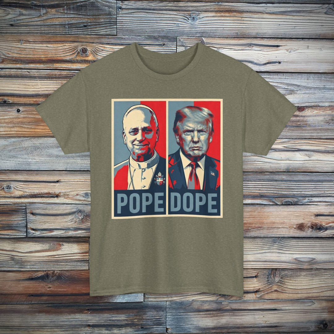 The Pope vs. The Dope T-Shirt | Anti-Trump Anti-MAGA Statement Graphic Tee