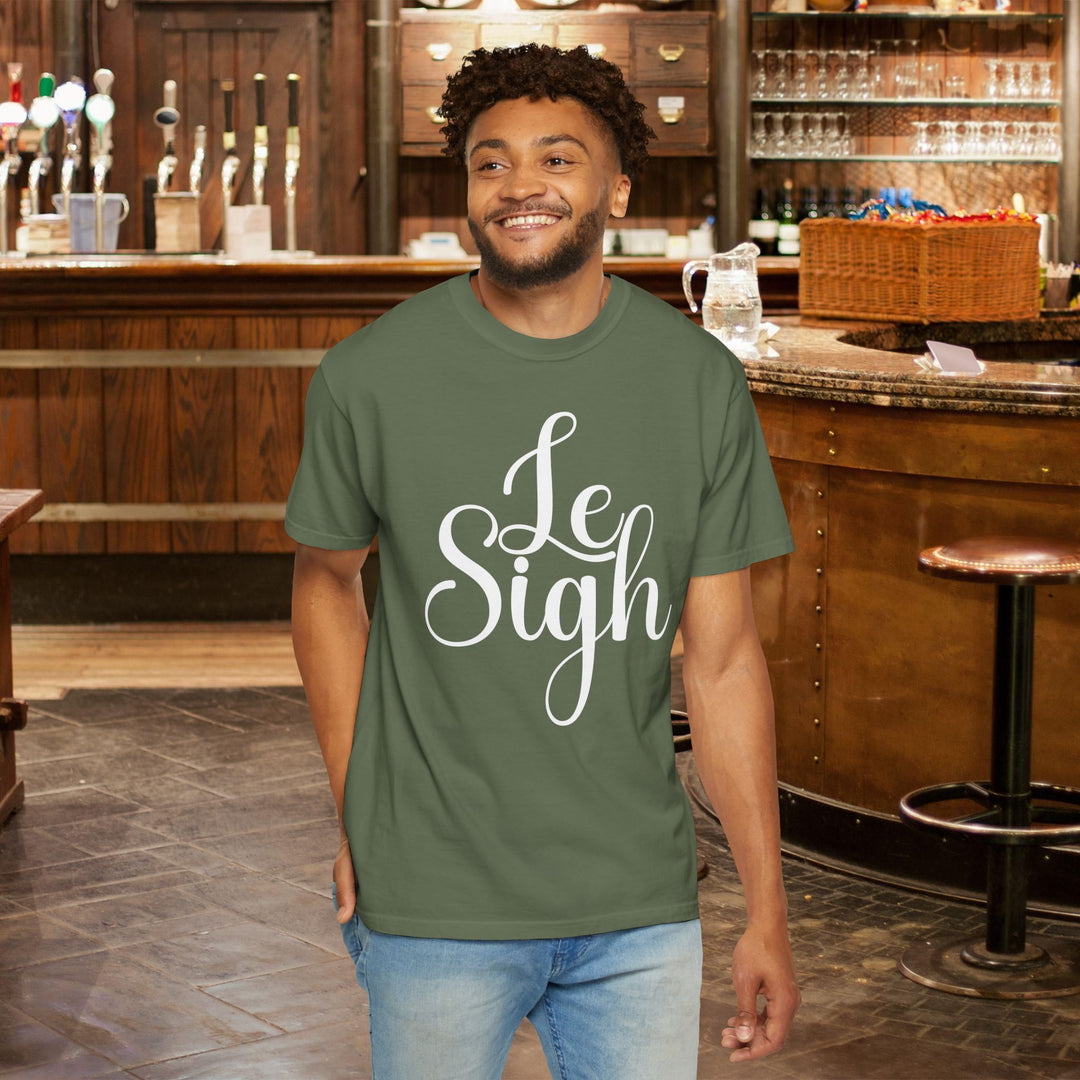 Le Sigh Relaxed Comfort Colors® T-Shirt | Premium Soft Cotton Tee with Script Lettering