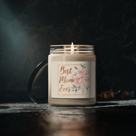 Best Mom Ever Scented Soy Candle - Mother's Day Gift for Her