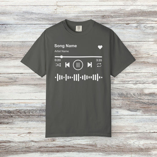 Custom Song Name Comfort Colors® Shirt | Personalized Favorite Song Tee
