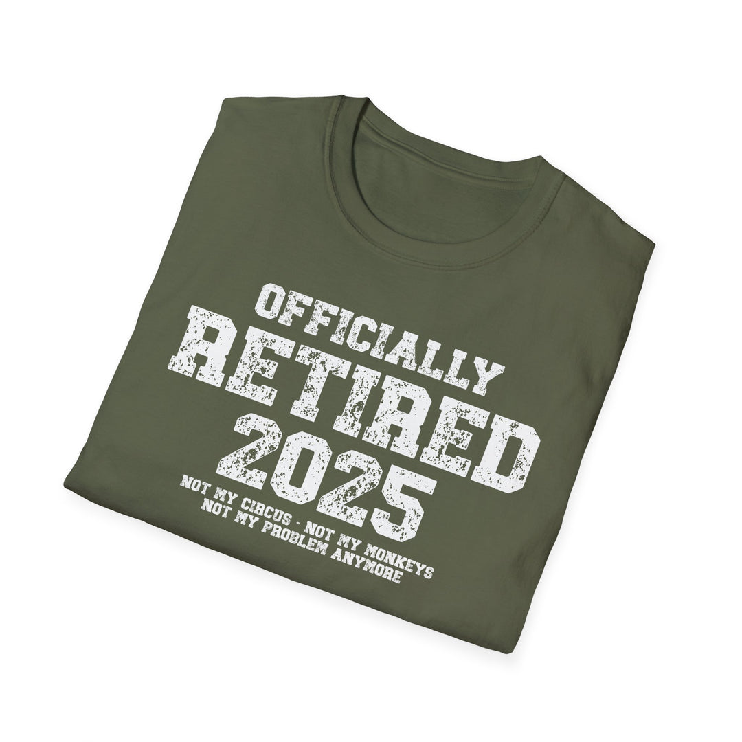 Officially Retired 2025 Graphic Tee