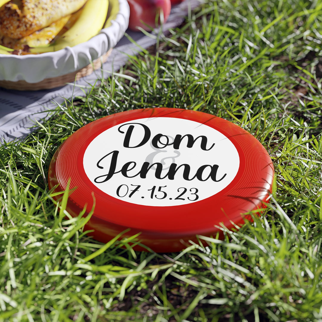 Wedding Party Favor Personalized Wham-O Frisbee