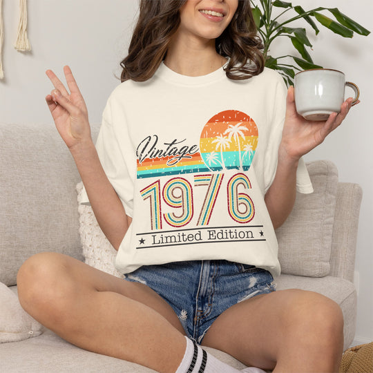 50th Birthday Gift Shirt | Vintage Limited Edition 1976 T-Shirt | Funny Graphic Tee