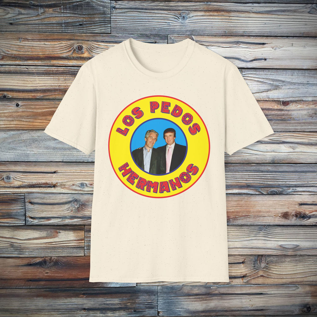 Los Pedos Hermanos Retro Trump Epstein Tee Shirt