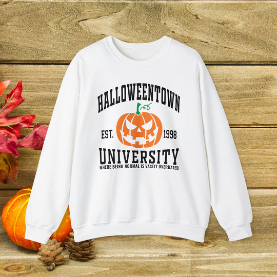 Sweat-shirt d'automne Halloweentown - Là où être normal est largement surfait