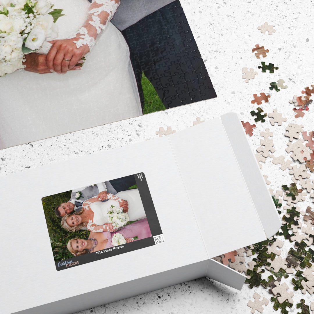 Custom Photo Puzzle — Personalized 110/252/520/1014-Piece Jigsaw Puzzle with Photo of Your Choice