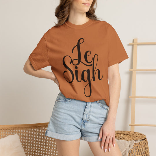 Le Sigh Relaxed Comfort Colors® T-Shirt | Premium Soft Cotton Tee with Script Lettering
