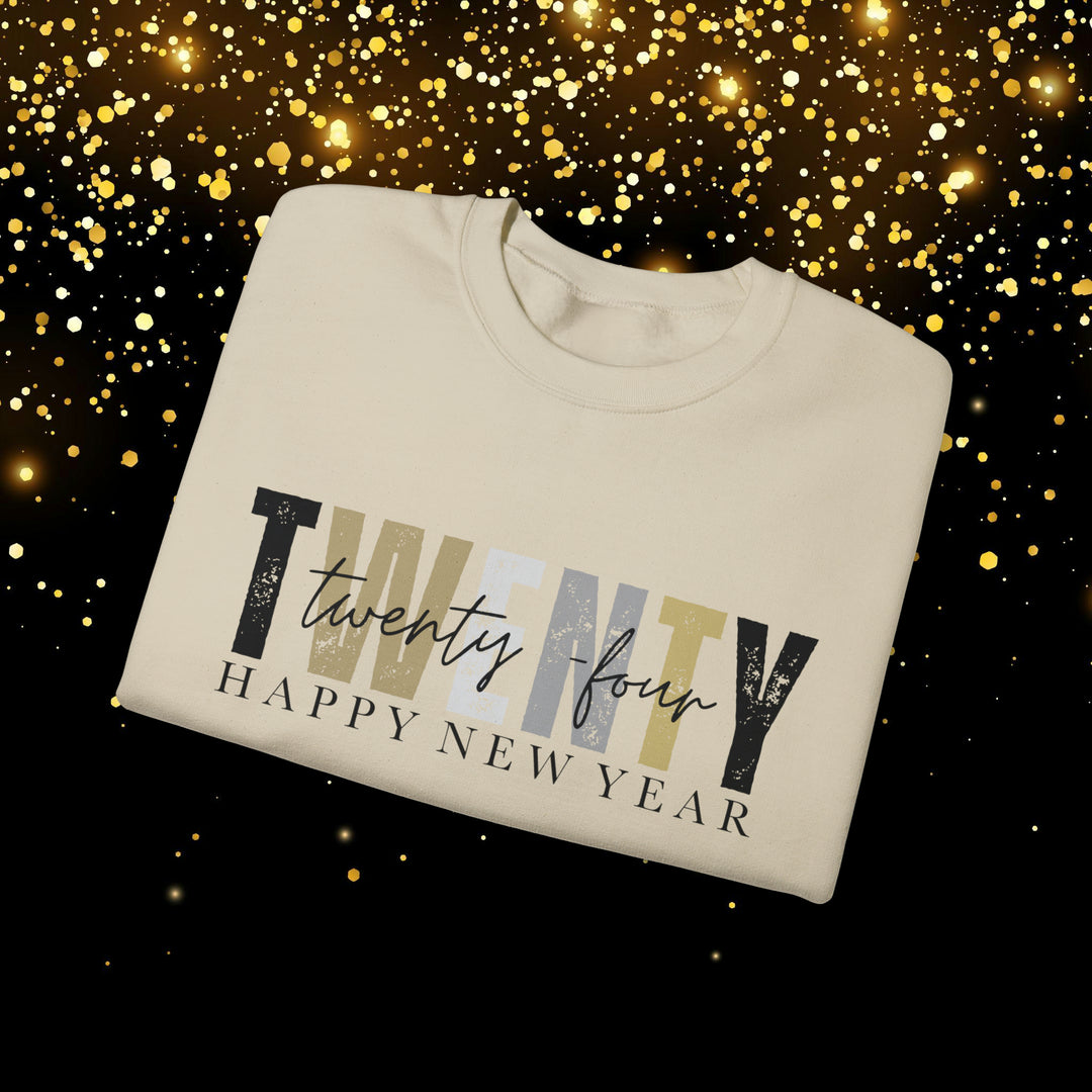 Happy New Year 2024 Sweatshirt - Celebrate in Style with our Unisex Crewneck