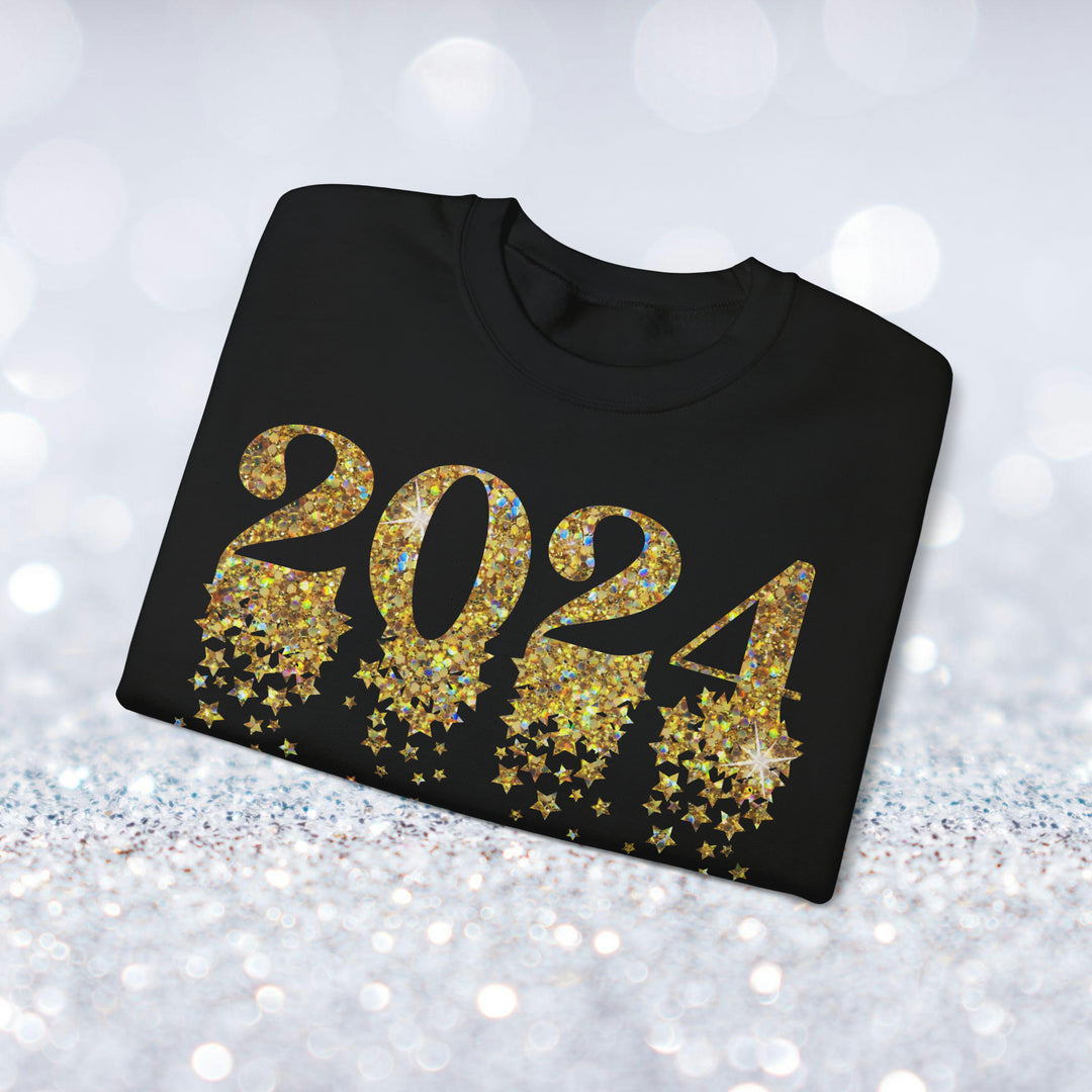 Sudadera mágica Feliz Año Nuevo 2024 - Cuello redondo unisex