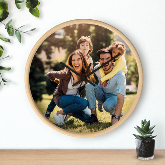 Personalized Photo Family Portrait Wall Clock