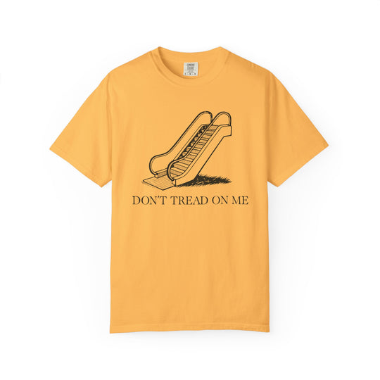 Trump Escalator Joke T-shirt, Political Graphic Tee, Gadsden Flag Mockery Shirt