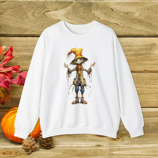 Scarecrow Fall Sweatshirt - Scary Scarecrow Design